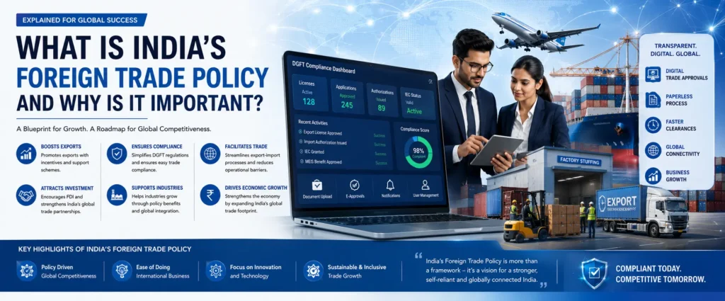 What is India’s Foreign Trade Policy and Why is it Important?