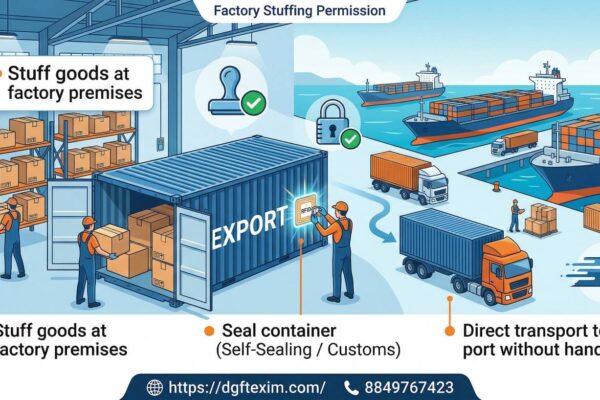 Factory Stuffing / Self Sealing Permission Made Simple for Exporters