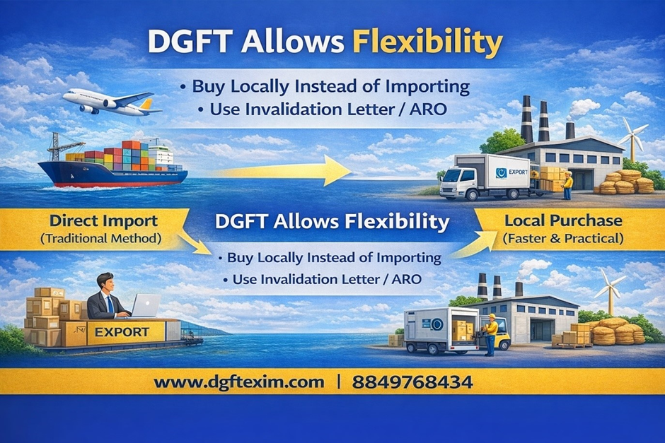 This infographic provides a simple comparison between two important procurement options available under the DGFT Advance Authorization Scheme in India: Invalidation Letter and Advance Release Order (ARO).
