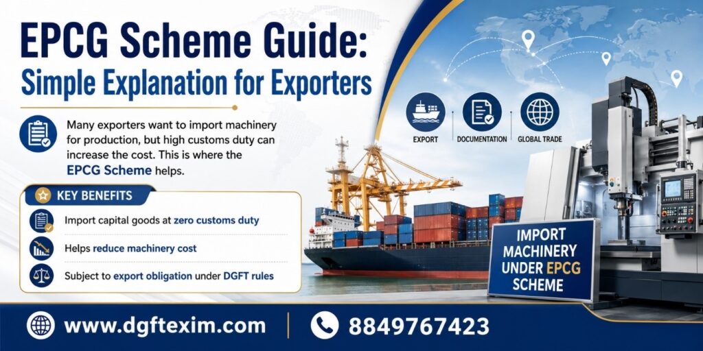 EPCG Scheme Guide: Simple Explanation for Exporters