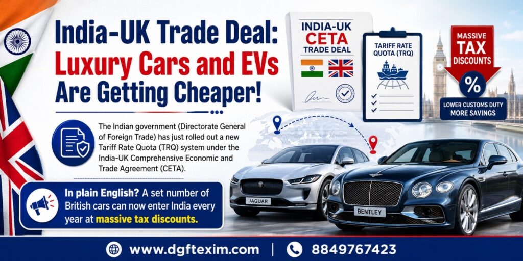 India-UK Trade Deal: Luxury Cars and EVs Are Getting Cheaper!