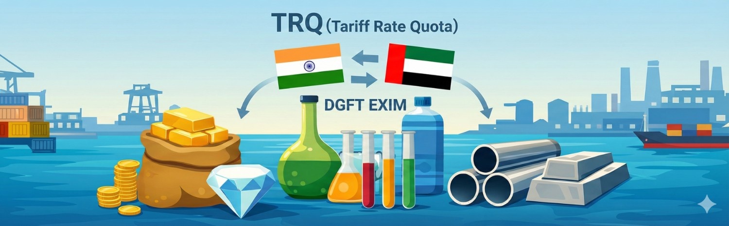 Trq scheme and India fta list 2026